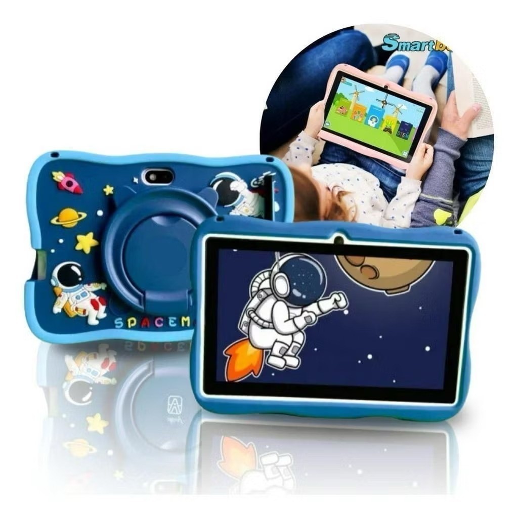 Tablet Infantil Kids 7 Polegada com wifi bluetooth Android Super Resistente Smart fang