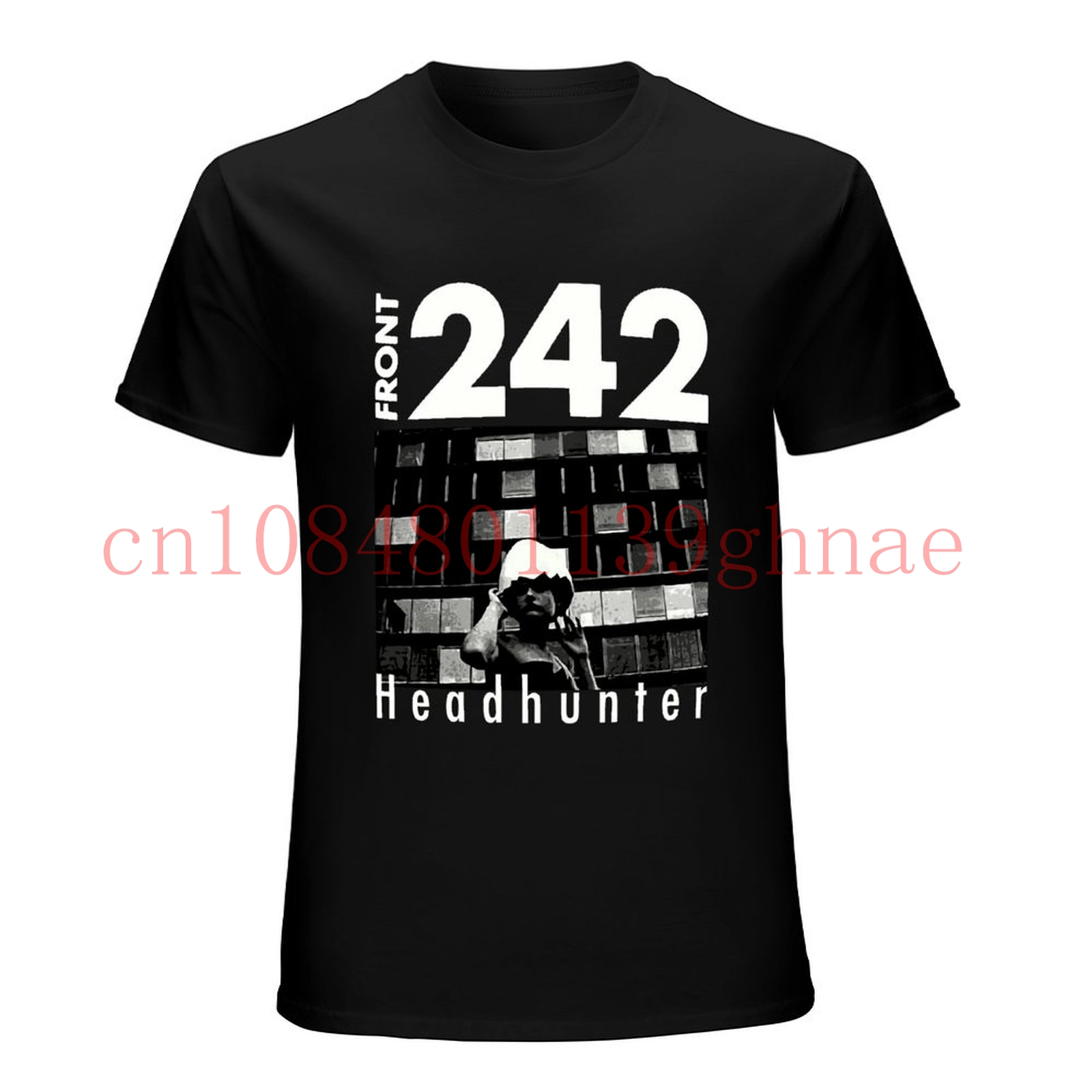 Frente 242 Headhunter Band Camisa EBM Música Corporal Eletrônica Música Industrial Alternativa Moda Gótica Camisa