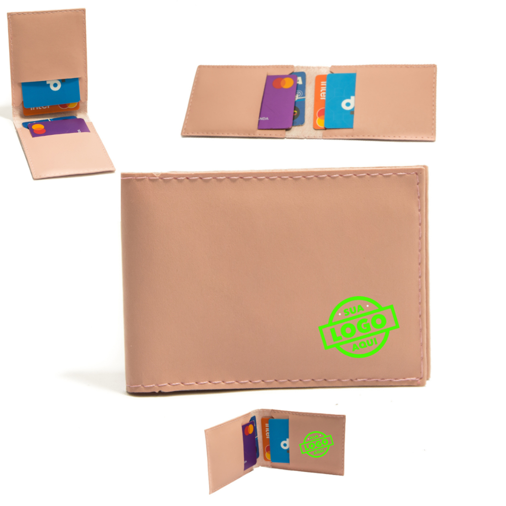 Mega Kit 100 Porta Cartão Personalizado Feminino masculino Sua Logo