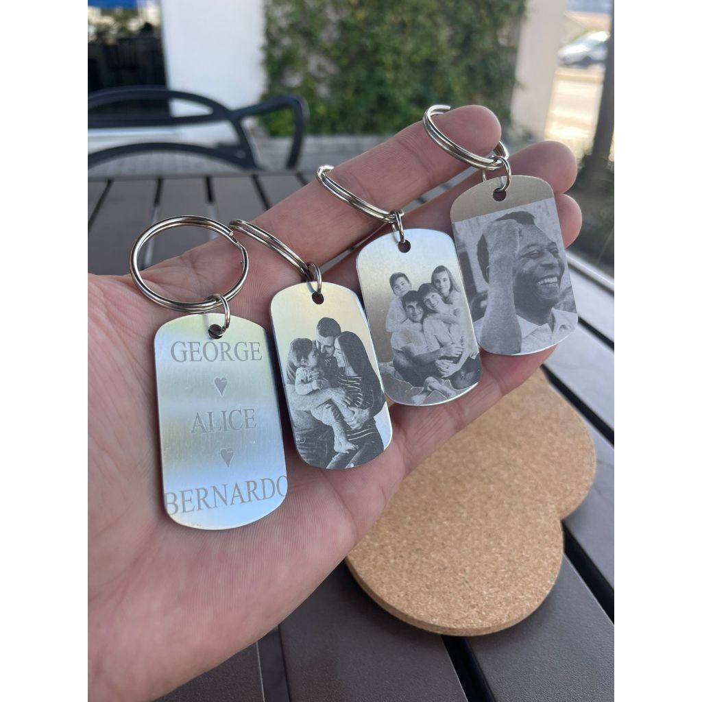 Chaveiro Foto Ultra-realista Personalizado