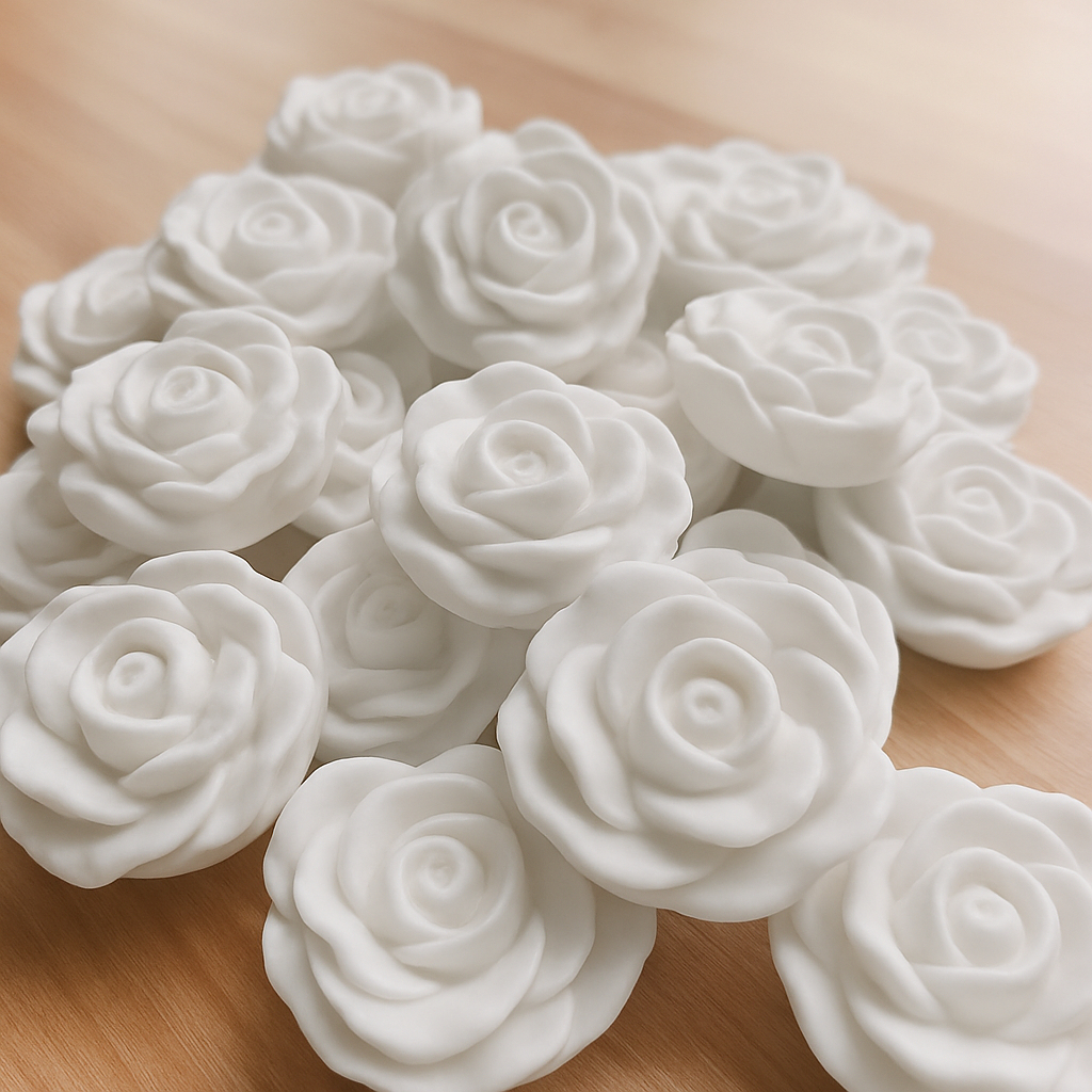 Sabonete Rosa G 4cm POSTAGEM 24H 25 Unidades Decoração Lembrancinhas casamento aniversário CHA BEBE