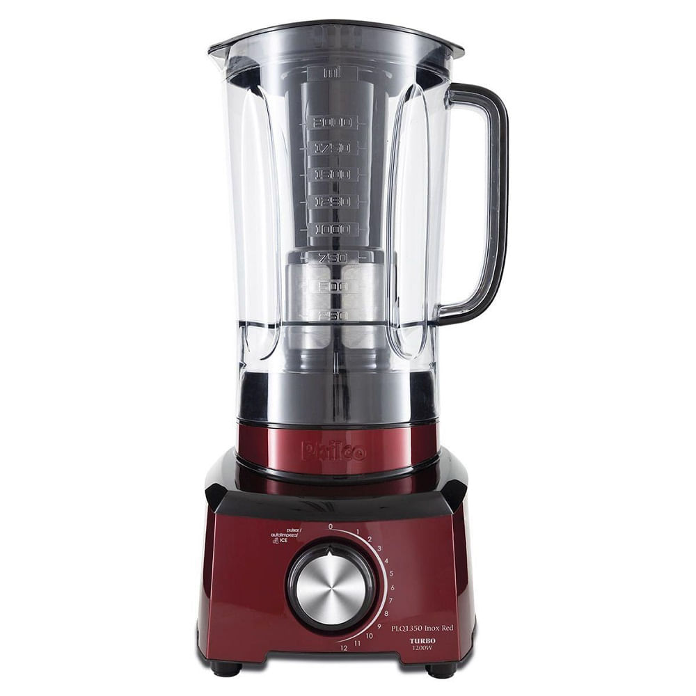 Liquidificador Philco 1200W 3 Litros 12 Velocidades Vermelho PLQ1350 220 Volts