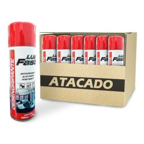 Kit Desengripante Spray 300ml 12 Unidades Te0001161 Lub Fast