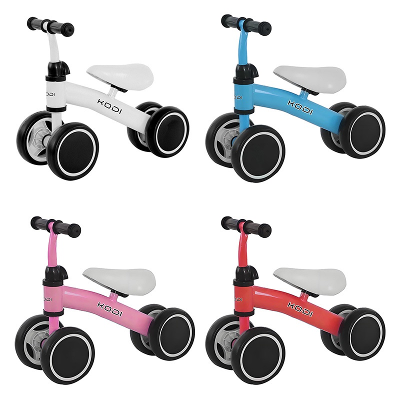Andador/Bicicleta de Equilíbrio 4 Rodas Sem Pedal – Infantil, Estável e Seguro P14