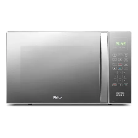 Micro-ondas 42l Philco Jumbo Tira Odor 1560w 127v Pmo42eb