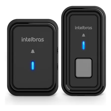 Campainha Sem Fio Intelbras Cib 101 Preta Preto 127/220v
