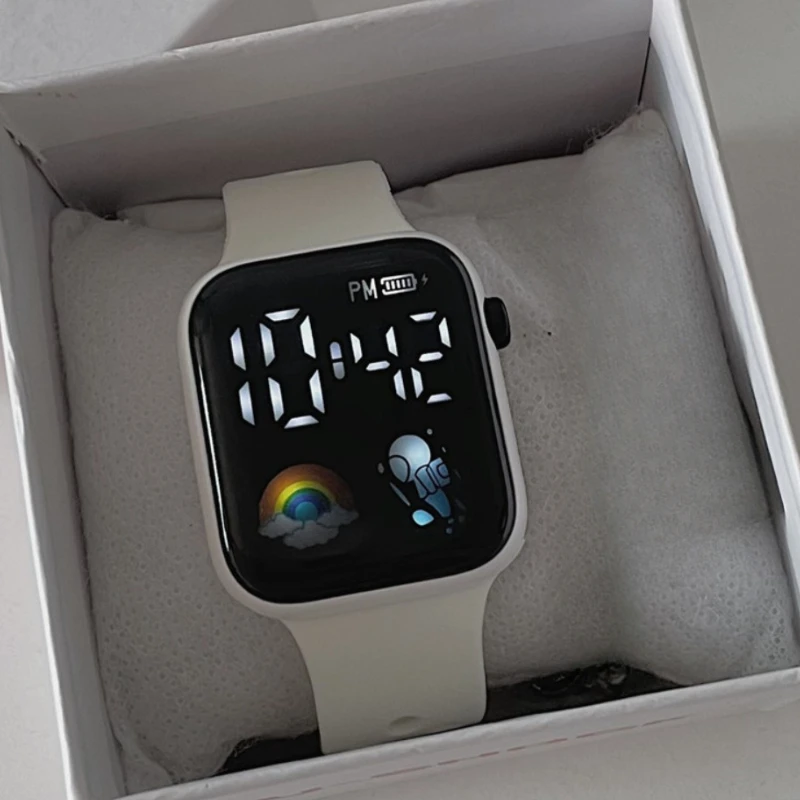 Relógios astro de led para mulheres e homens estudantes relógios de beleza tecnológica com moda simples e eletrônica à prova d'água relogio