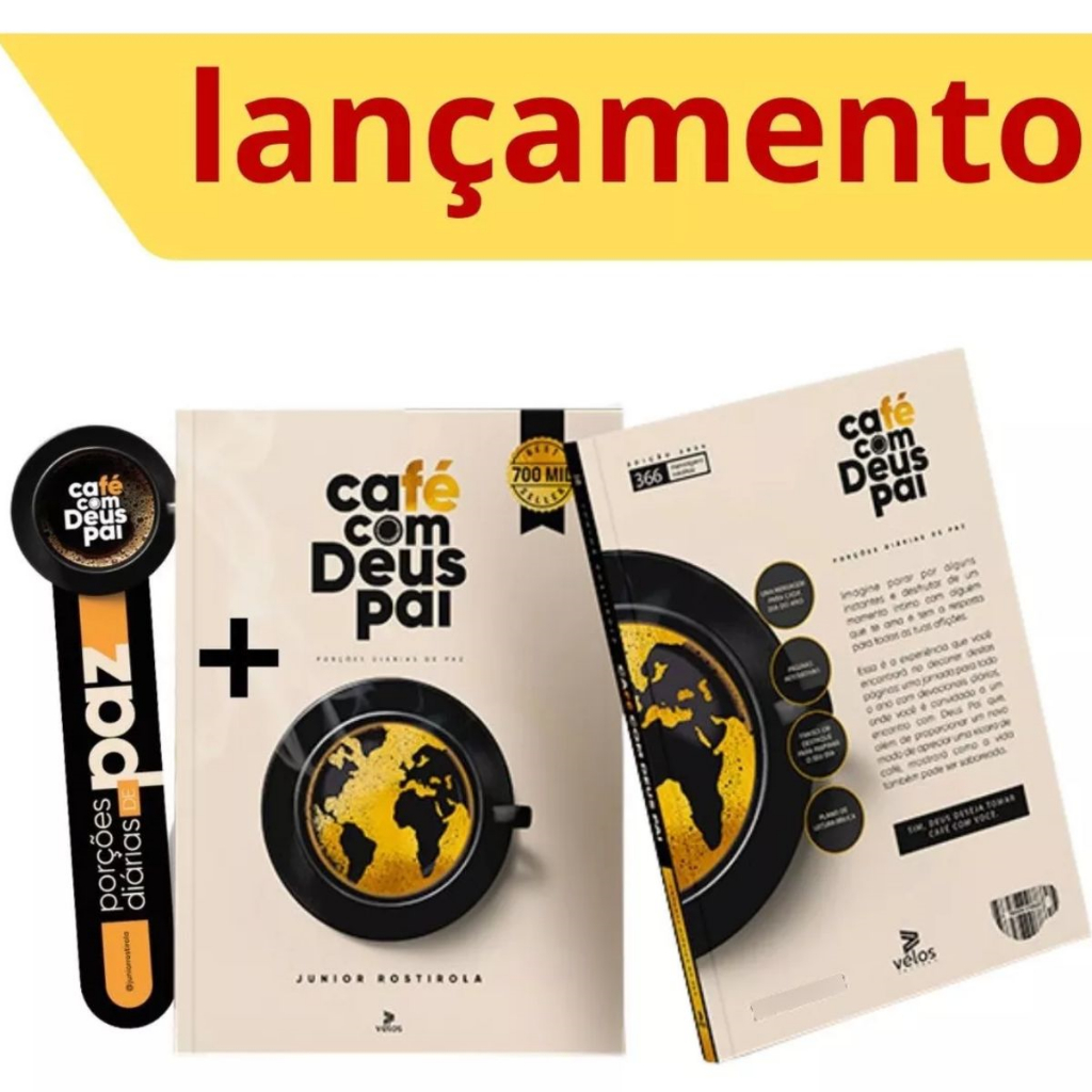 Devocional Café Com Deus Pai | Porções Diárias De Paz | Junior Rostirola