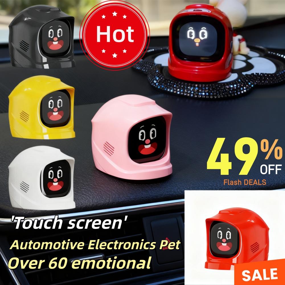 Carro inteligente robô montado brinquedos acessórios animais de estimação eletrônicos, companheiros de moda mais de 60 expressões tela sensível ao toque efeitos sonoros
