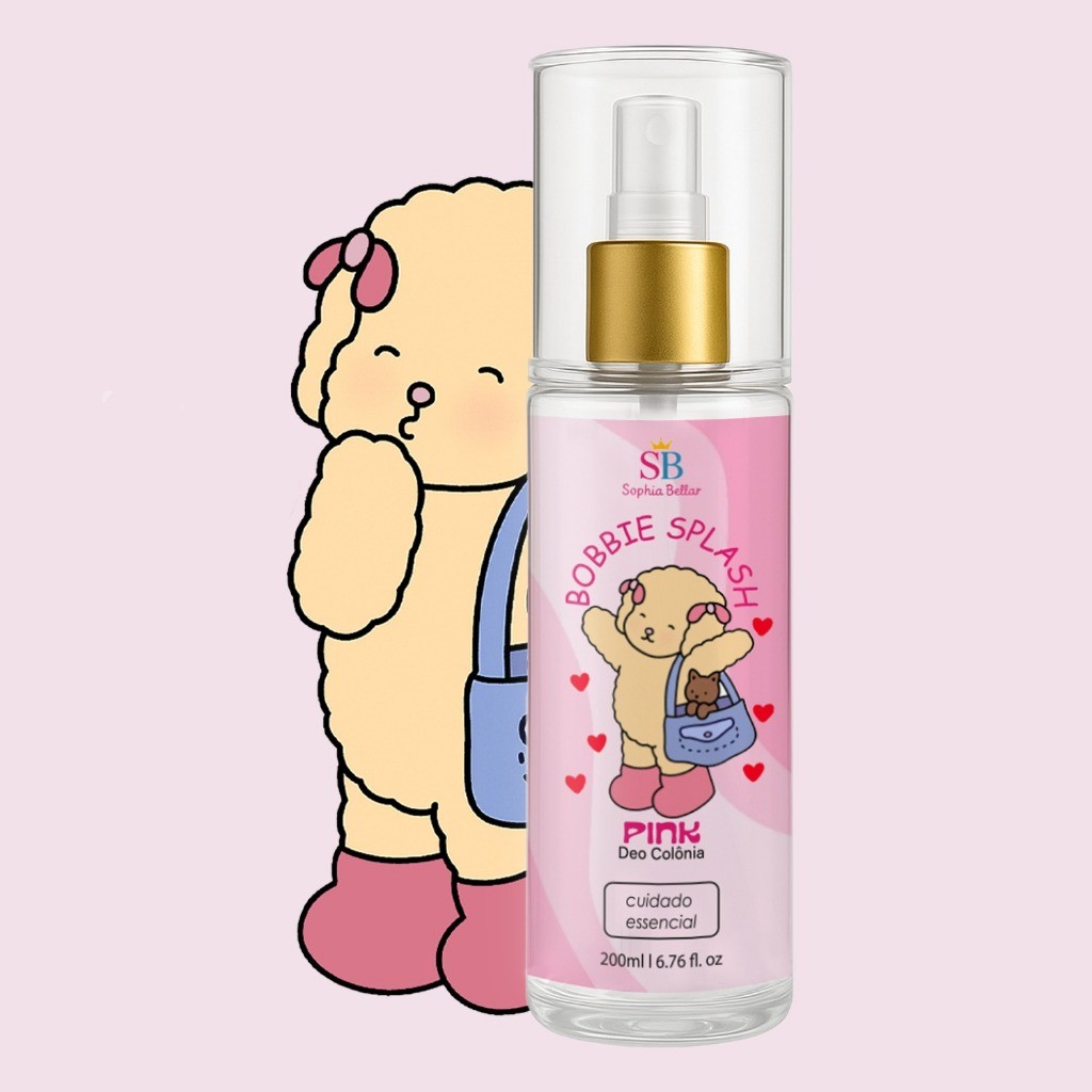 Body Splash Infantil Pink Sophia Bellar 200ml – cheirinho de carinho