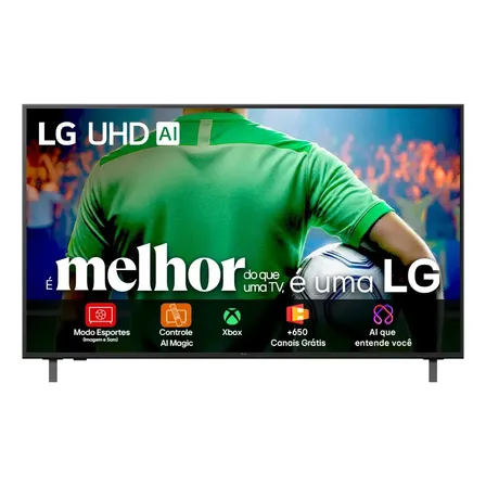 Smart Tv 4k 55  LG Uhd 55ua85 Processador 7 Ai Ger8 4k Super Upscaling Google Cast Alexa Integrado Controle Ai Smart Magic Webos 25