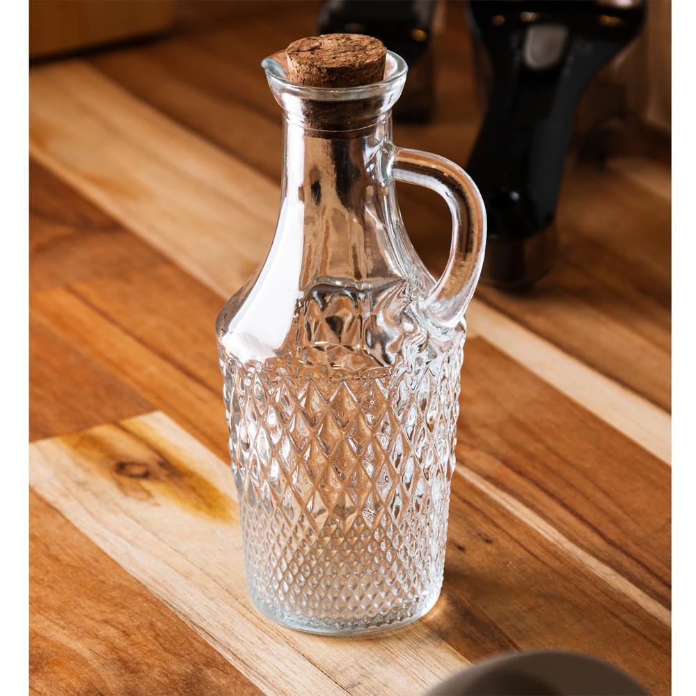 Garrafa para Azeite com Tampa de Cortiça Lyor 185ml Vidro