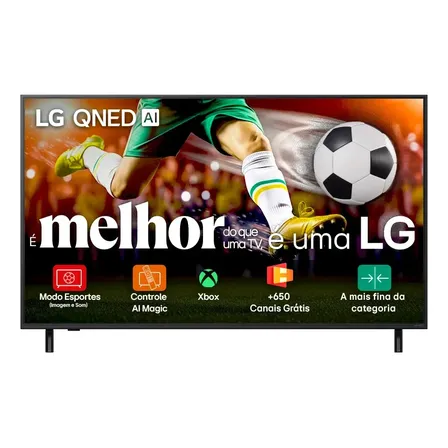 Smart Tv LG Qned Ai 4k Qned82 75 Polegadas 2025 Cores Dinâmicas Qned Processador 7 Ai Ger 8