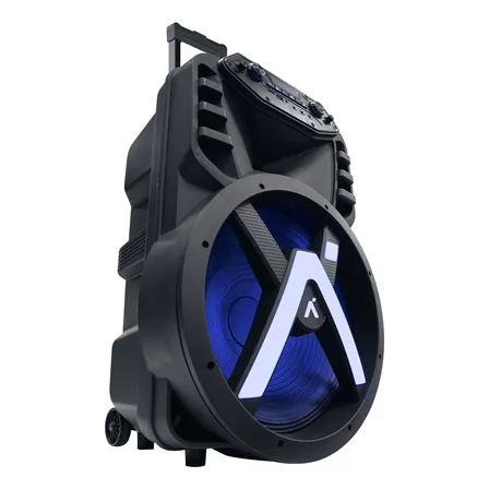 Caixa De Som Amplificada Bluetooth 900w Preta 15  Hype Aquário Preto 127/220v