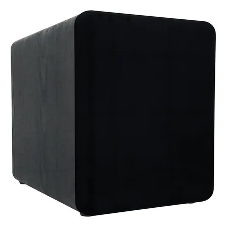 Caixa De Som Subwoofer Ativa Residencial Taramps Tas408f 8 Polegadas 400w Rms Bivolt Automatico Frontal Crossover Lpf 50250hz Direct On Fase 0°/180° Saída Para Sub Passivo Design Mdf Preto Ebano