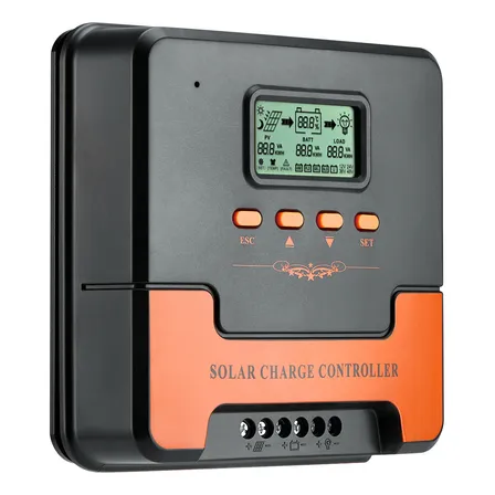 Forestory Controlador De Carga Painel Solar 100% Mppt 40a 12/24v Lcd Display Regulador Parâmetro Automático Controlador Mppt 40a Controlador De Carga