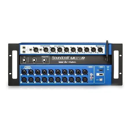 Mesa De Som Digital Soundcraft Ui24r 24 Canais Rack Profissional 127/220v