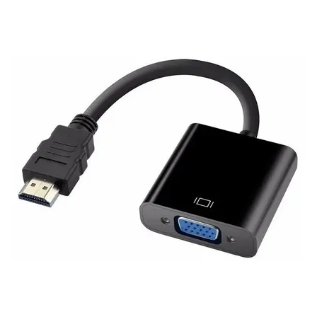 Cabo Adaptador Hdmi Para Vga E Tv Pc Xbox360 Notebook Projetor Audio E Video Dr Hank