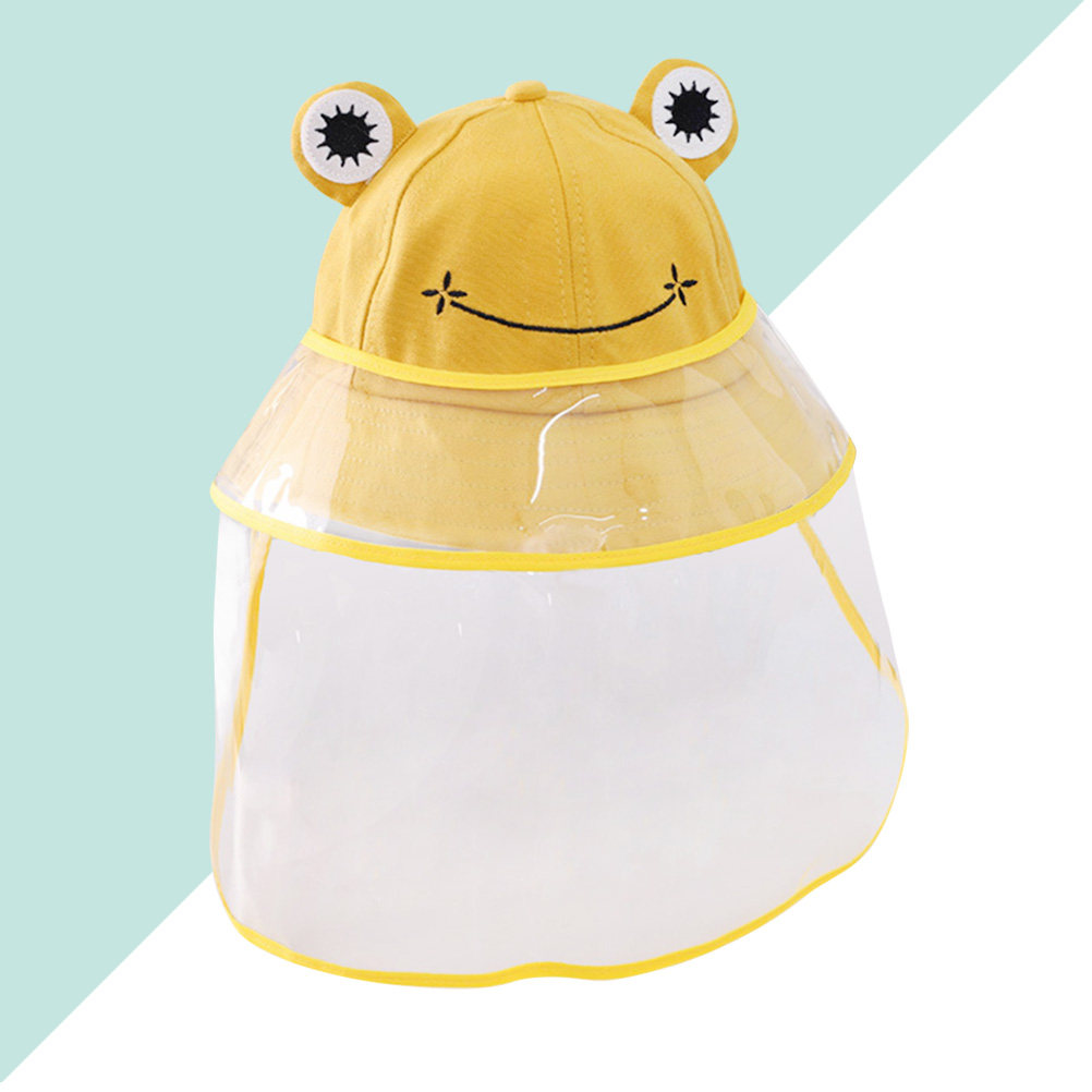 Chapéu de pescador de algodão à prova de vento, chapéu protetor dobrável com proteção solar para pesca ao ar livre, camping, crianças pequenas, 1 peça