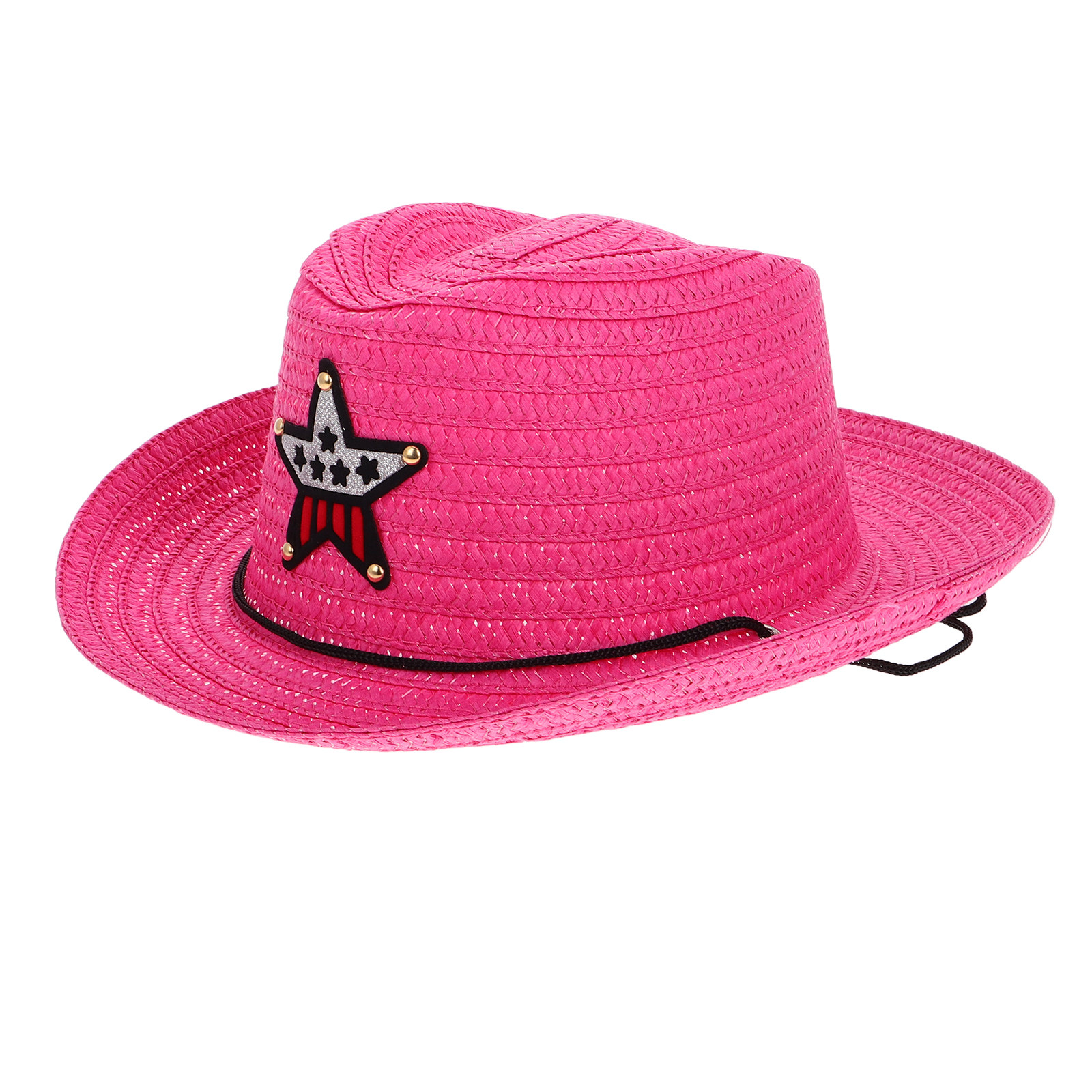 Chapéu de Cowboy Infantil Estilo Western, Chapéu de Palha para Proteção Solar, Design Leve e Confortável para Aventuras ao Ar Livre e Viagens