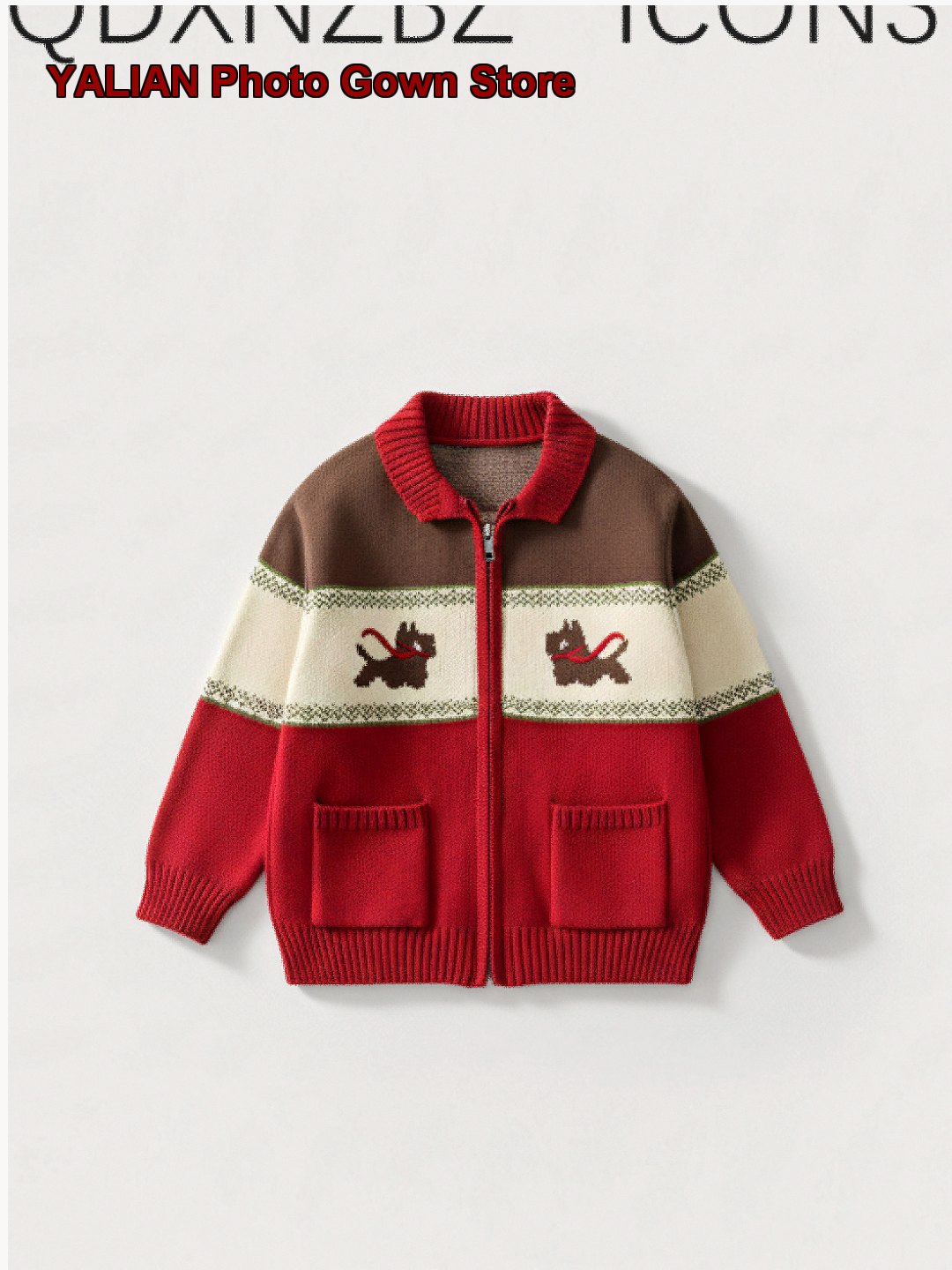Roupa de Natal para Meninos 2025 Outono Inverno, Casaco de Malha Infantil para Uso Interno e Externo