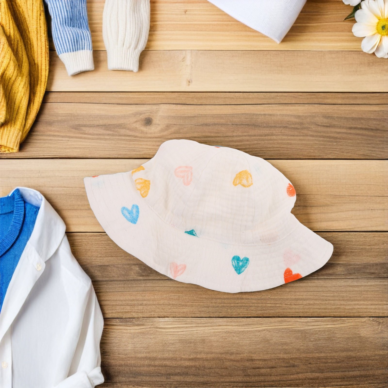 Chapéu de algodão macio e respirável, tipo balde, para bebês, recém-nascidos e crianças pequenas, ideal para atividades ao ar livre, praia, viagens e proteção solar. Chapéu para meninos e meninas.